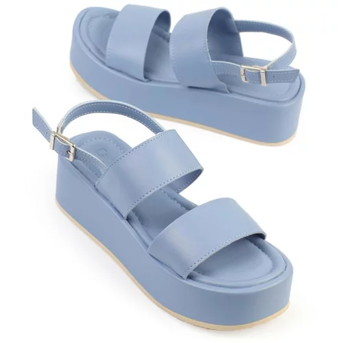 Capone Outfitters Sandals - Blue - Wedge