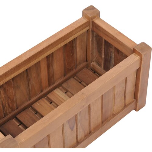  Povi&amp;scaron;ena gredica 50 x 25 x 25 cm od masivne tikovine Slike