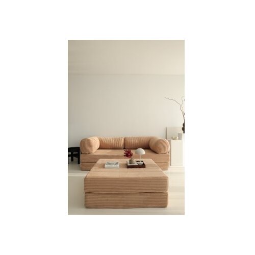 Atelier Del Sofa Ugaona garnitura Nook, 100x100x34 cm, Boja kajsije Slike