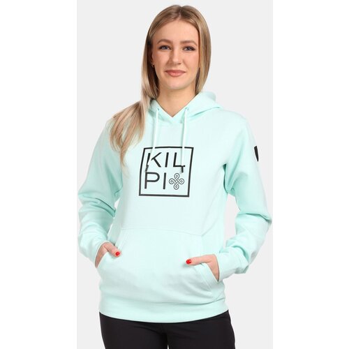 Kilpi Women's cotton hooded sweatshirt NIKY-W Mint Slike