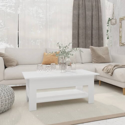  Stolić za kavu bijeli 102 x 55 x 42 cm od iverice Cijene