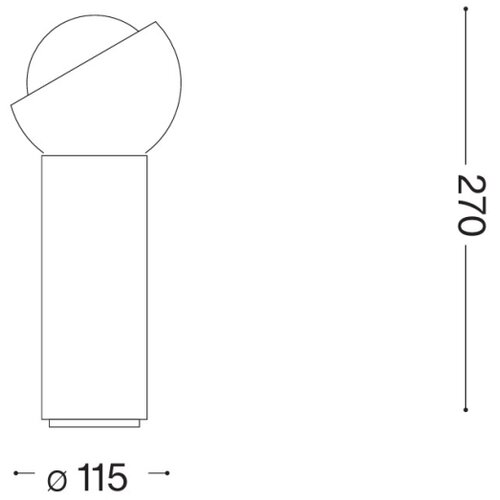 Ideal Lux - LED stona lampa BLOOM 1xG9/3W/230V zlatna/zadimljeno bež Slike