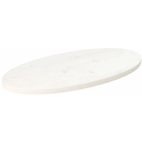  Mizna plošča bela 60x30x2,5 cm trdna borovina ovalna, (20818065)