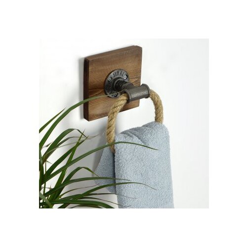 Hanah home BoruRaf099 Držač ručnika, smeđi Slike