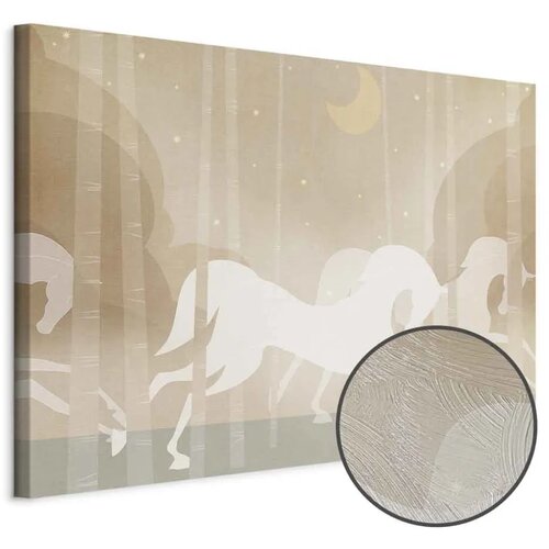  Slika - Moon Horses - Horses Galloping Among Trees on a Starry Night 30x20 Premium Print Cijene