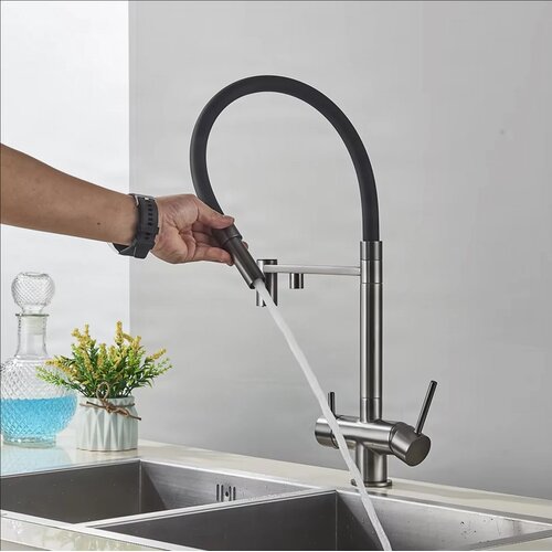 ELITE EDITION Kuhinjska pipa za priklop na filter KA1643 &amp;mdash; Gunmetal siva Slike