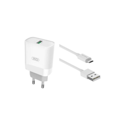 Kućni punjač XO L63 QC3.0 15W (USB-A) kabal USB-A - mikro Slike