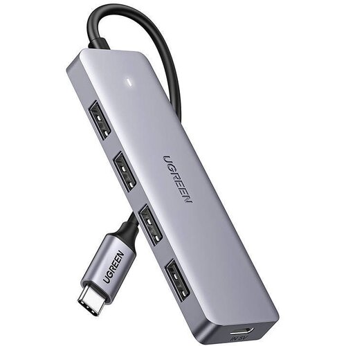 Ugreen Hub 4-in-1 USB-C Adapter to 4× USB 3.0 + USB-C Grey Cijene