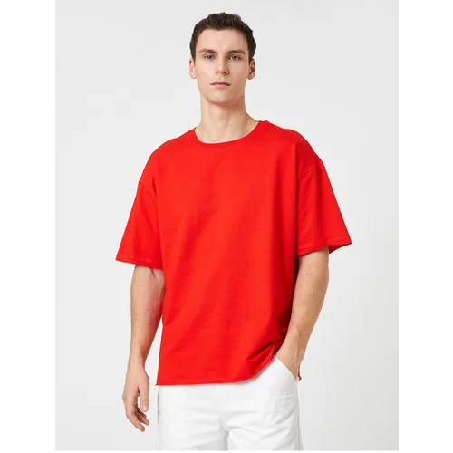 Koton Basic Oversize T-Shirt Crew Neck Half Sleeve