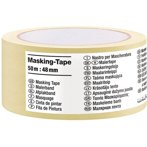 Traka LJEPLJIVA KREP 48MM/50M UNIVERSAL BUDGET TESA 8258 Slike