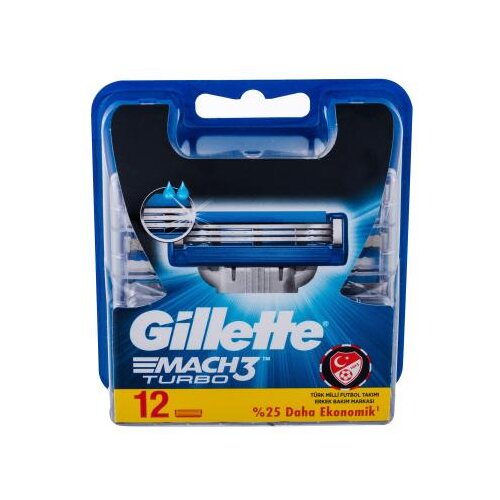 Gillette Mach 3 turbo Dopuna za brijač 12 komada Slike