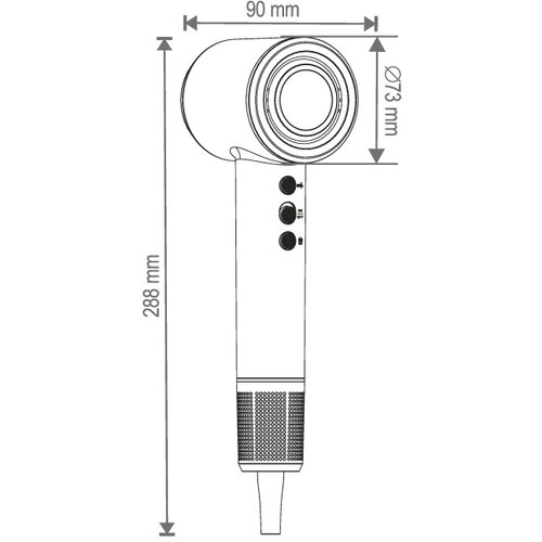 Home fen za kosu 1500W HGHSZ15 Slike