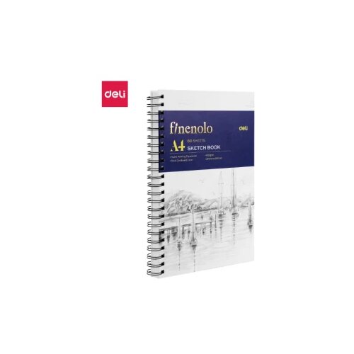 Blok ZA CRTANJE DELI Sketch book, A4, 60 lista, 160g EC275 Slike