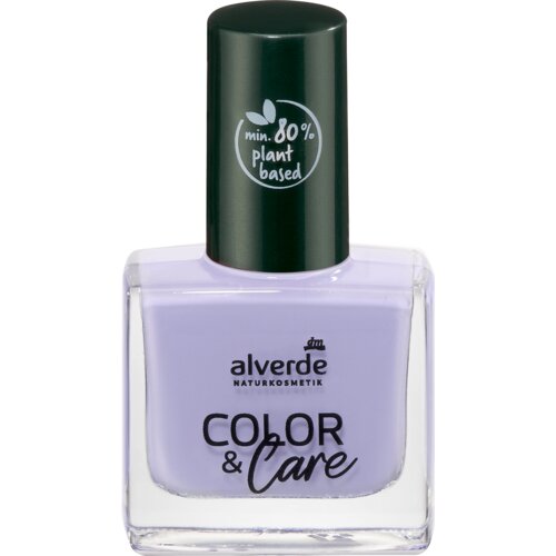 Alverde Naturkosmetik COLOR &amp;amp; Care lak za nokte - 150 Frosted Purple 10 ml Slike