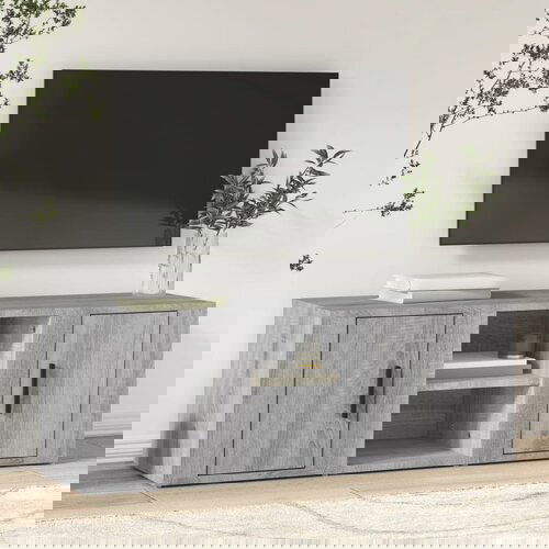 VidaXL TV ormarić boja hrasta sonome 100x31,5x35 cm konstruirano drvo Slike