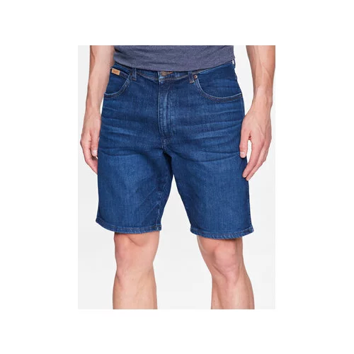 Wrangler Jeans kratke hlače W11CJXY81 112337506 Modra Regular Fit