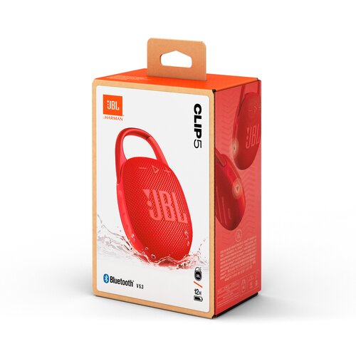 JBL clip 5 crveni kompaktni vodootporni Slike