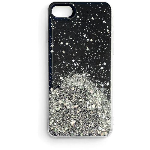 Wozinsky Star Glitter silikonska futrola za Samsung Galaxy A72 5G - Crna Slike