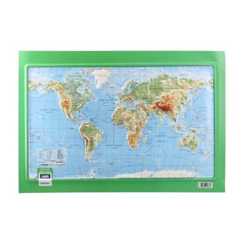 Junior mount everest reljefasta mapa a3 svet zelena ( B2C04879 ) Slike