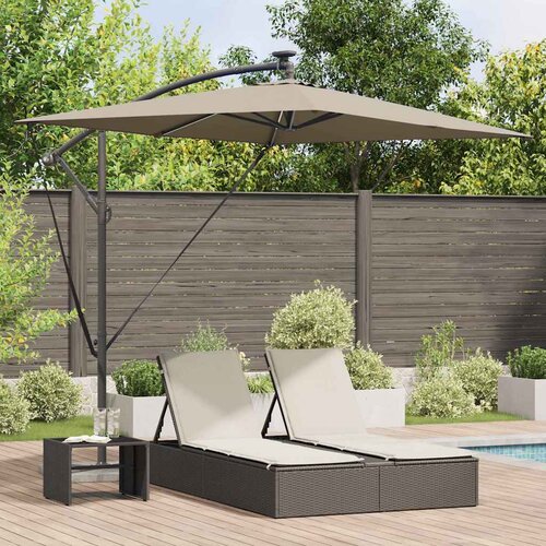  Suncobran Sivo-smeđa 294 x 200 x 270 cm Poliester i aluminij Cijene
