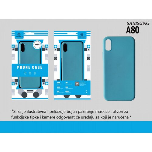  Maskica silikonska za Samsung Galaxy A80 - plava Cijene