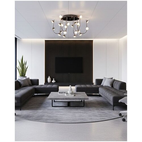 Opviq luster Aster 2843-24-24, LED 65 W, sivi Cene