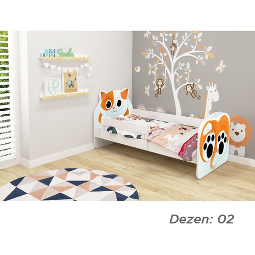 Olimp Sport krevet za decu animals 180X80 cm white acma vii 6 dezena Cene