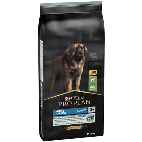 Pro Plan Large Adult Robust janjetina i riža OPTIDIGEST - 2 x 14 kg Slike