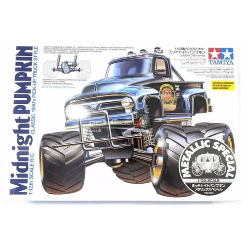 Tamiya 1:12 RC Midnight Pumpkin Pick-Up Truck Metallic/Chrome Special Cene