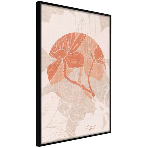  Poster - Flowers on Fabric 30x45