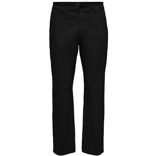 Only & Sons Chino hlače 'EDGE' črna