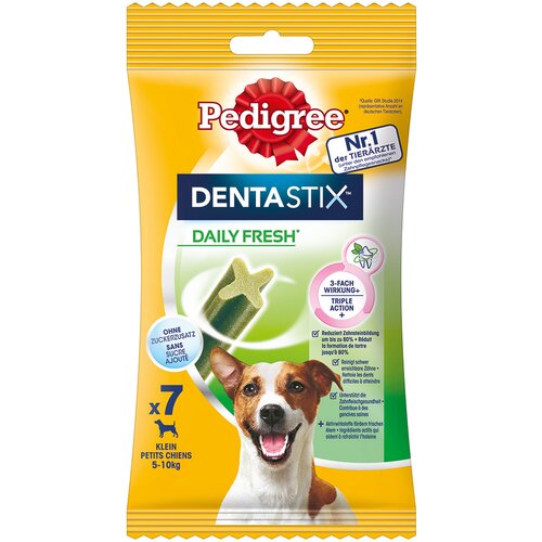 Pedigree Dentastix Fresh dnevna svežina - Za majhne pse (5&amp;ndash;10 kg), 7 kosov Slike
