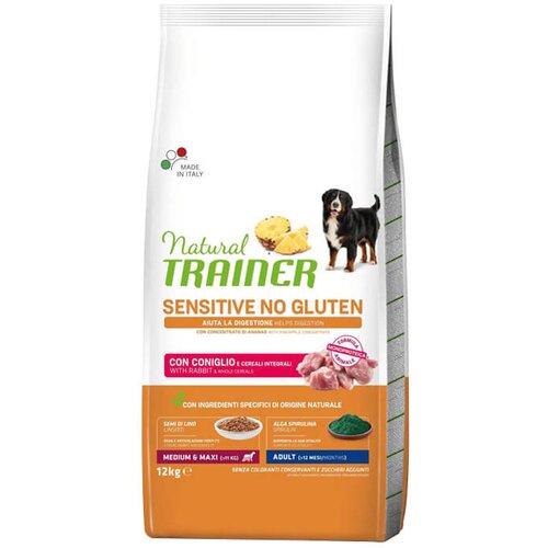 Trainer specialty nutrition sensitive monoproteico medium & maxi adult with rabbit - hrana za odrasle pse srednjih i velikih rasa - sa zečetinom ( Cene