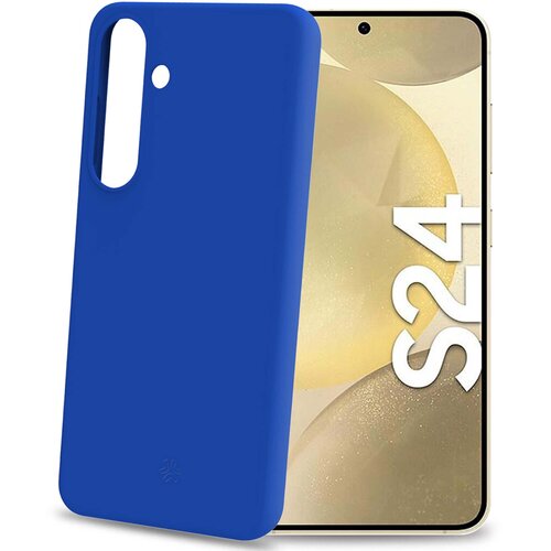 Celly Gumijast ovitek Cromo Soft za Galaxy S24 5G moder, (5000085566) Slike