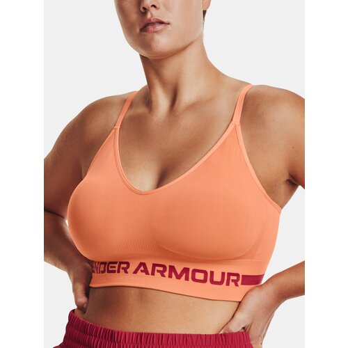 Under Armour Bra UA Seamless Low Long Bra-ORG - Women Slike