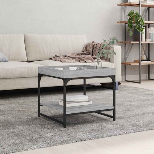  Stolić za kavu boja hrasta 49,5x49,5x45 cm konstruirano drvo Cene
