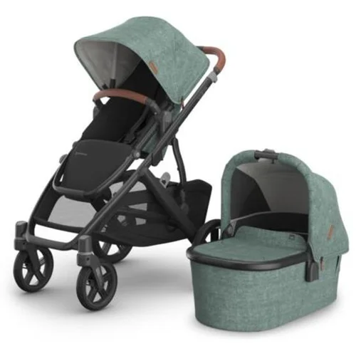 Uppababy otroški voziček V3 Vista Gwen 0303-VIS-EU-GWN Green melange, Carbon, Saddle L