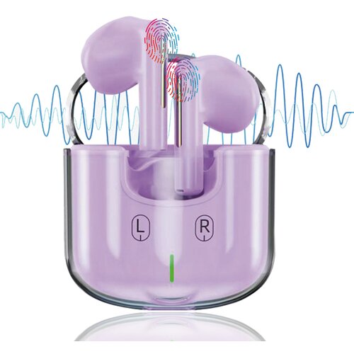 Venisymlis Prozorne ušesne slušalke Bluetooth 5.3, brezžične slušalke za vstavljanje v uho, globoki basi, (22102574) Cene
