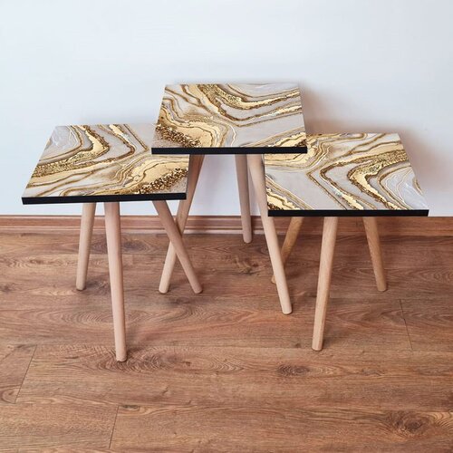 Hanah home Set 3 stočića 3Shp263 Beige Cene