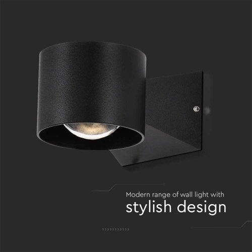  LED spolja&amp;scaron;nje zidno svetlo LED/5W/230V 3000K IP65 crno Slike