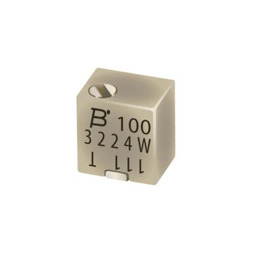 Bourns cermet trim potenciometar, 12 okretaja, 10 kω, 0,25 w, smd, vrh, 3224X-1-103 cermet trimer linearno 0.25 w 10 kΩ 4320 ° 1 st. Cijene