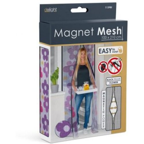Delight magnetna mreža proti komarjem za vrata 100 x 210 cm rože Cene