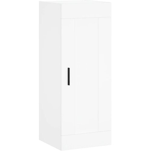  Visoka komoda bijeli 34,5x34x180 cm od konstruiranog drva Slike