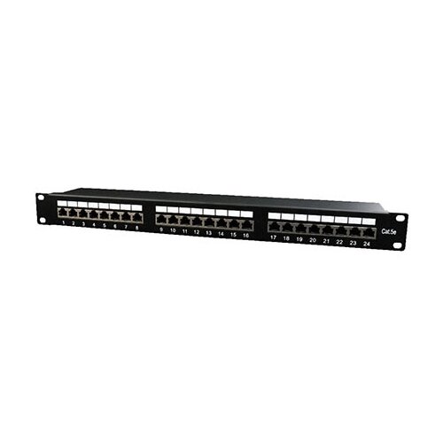 Patch PANEL 24 PORTA cat.5e, shielded, NPP-C524-002, designed for 19&amp;quot; standard, 483x111x45 mm Slike