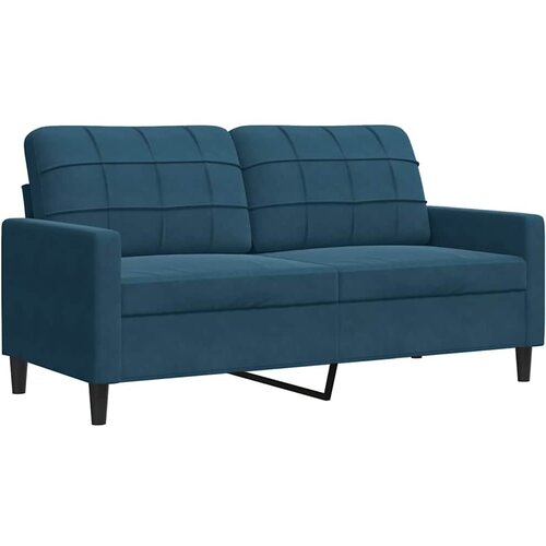  3-dijelni set sofa s jastucima plavi bar&amp;scaron;unasti Slike