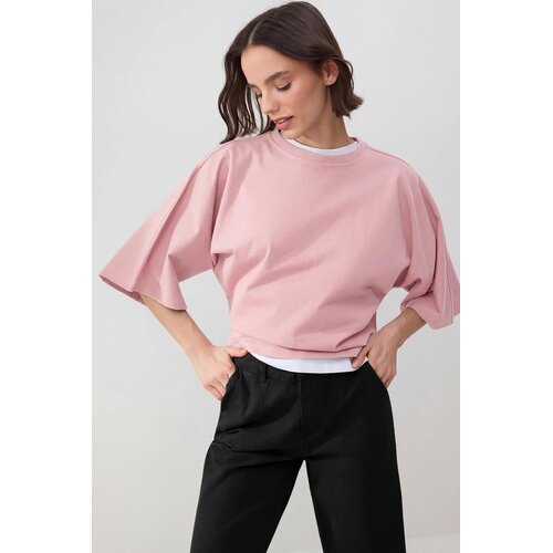 TRENDYOLMILLA Ženska majica TWOSS26TS00047, Roze Cene