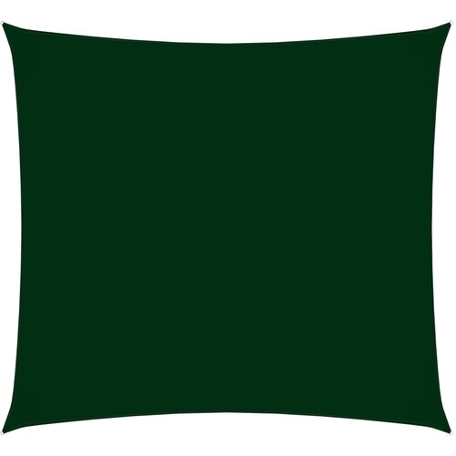 VidaXL Senčno jadro oksford blago kvadratno 3,6x3,6 m temno zeleno Slike