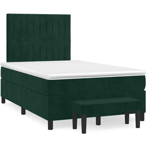  box spring s madracem tamnozeleni 120x190 cm bar&scaron;unasti Cijene