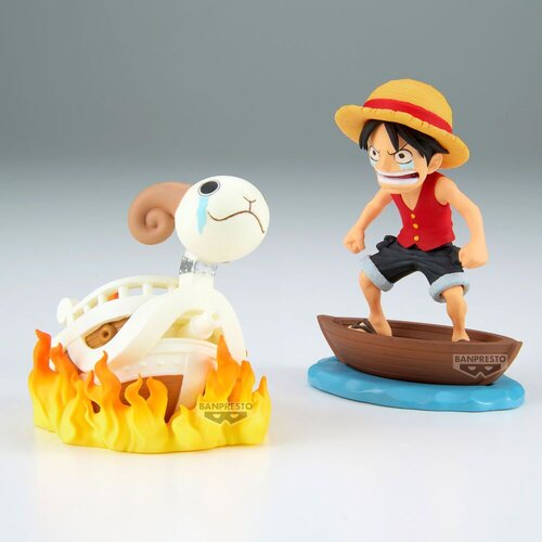 Banpresto One Piece Luffy i Going Merry Log Stories figura 8cm Slike