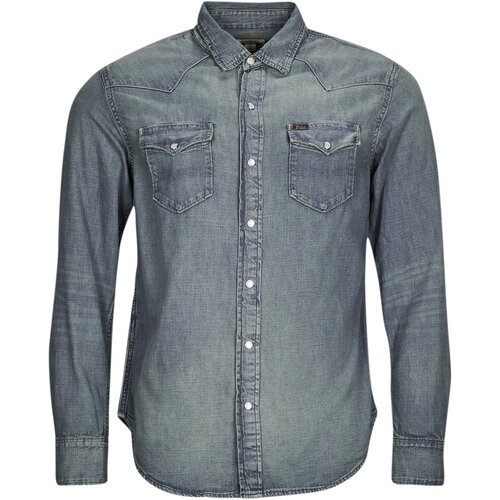 Polo Ralph Lauren CHEMISE WESTERN EN DENIM Plava Slike